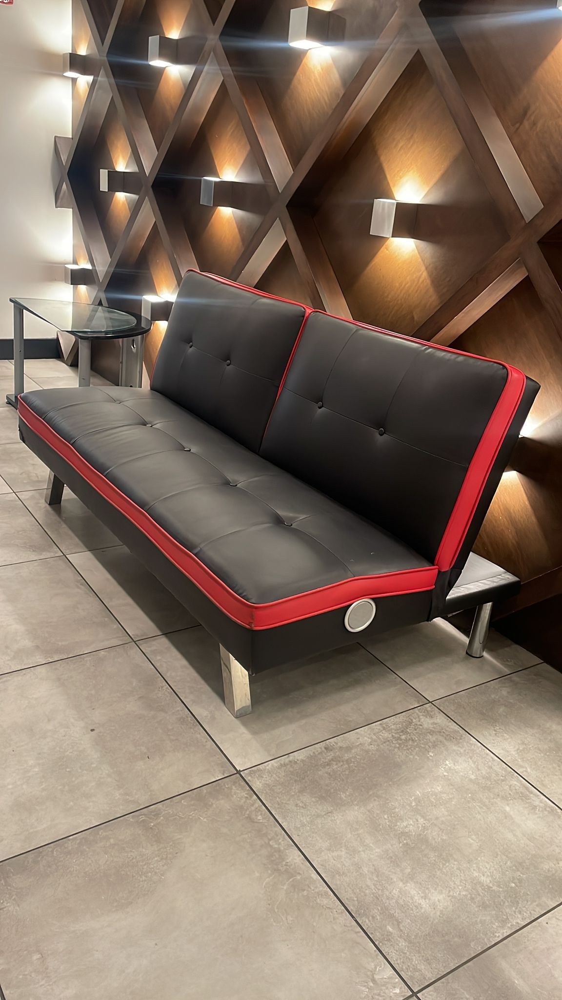 Futon Sofa Bed + TV Stand - Great Condition!