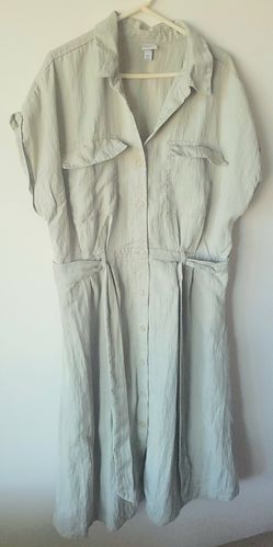 button up dress