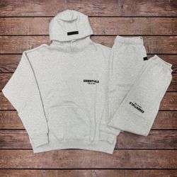 Essentials Hoodie And Pants Light Oatmeal 