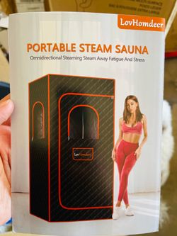 New - Portable Steam Sauna (Full Kit)