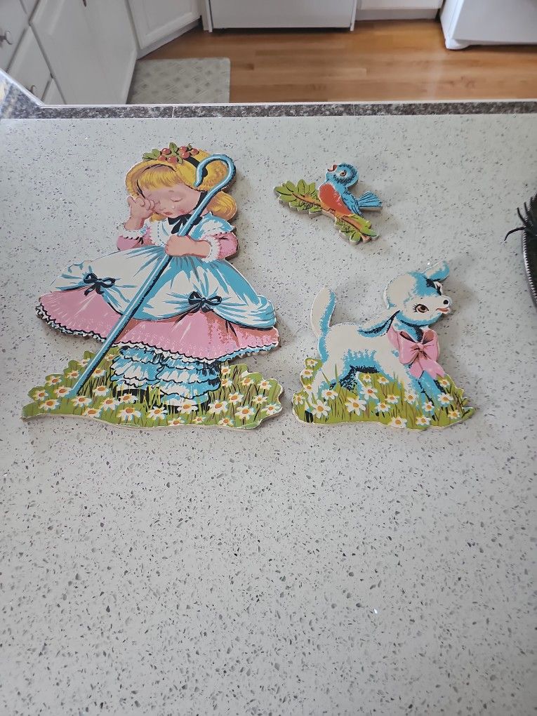 Little Bo Peep Nursery Plaques