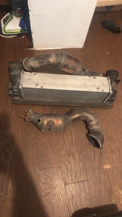 Down pipes and intercooler