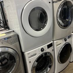 Washer & Dryer Electric and Gas Top Load Front Load Set Sets Free Cords Attachments Warranty 
