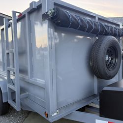 New 8x4x12 Hydraulic Utility Dump Trailer with Accessories 🔥