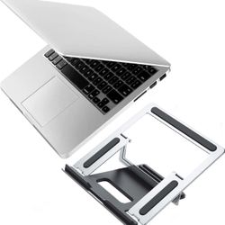 Elevate Your Workstation with AiGyonx's Ventilated Adjustable Laptop Stand! 