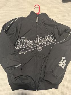 Black Dodgers Mitchell and ness jacket