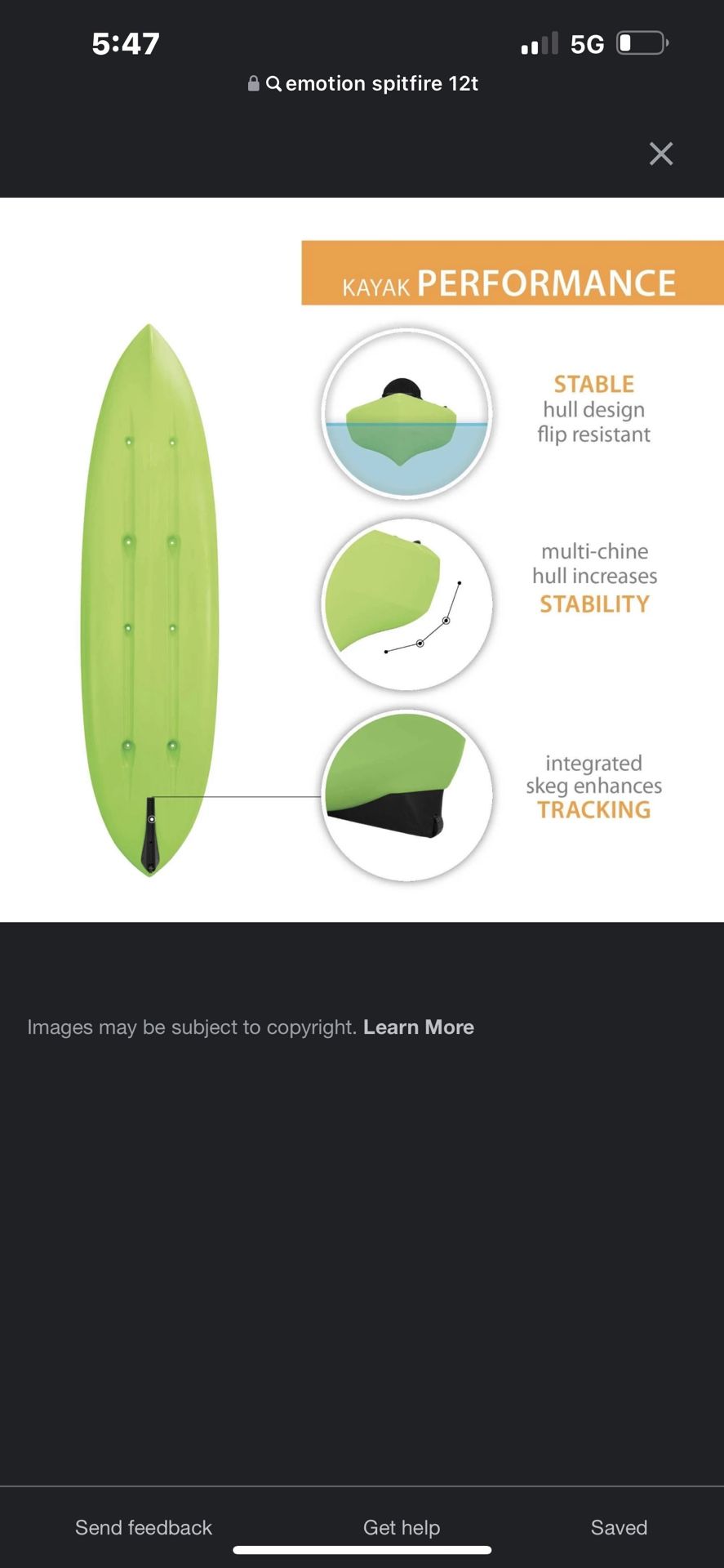 Emotion Spitfire 12T Kayak for Sale in Bonney Lake, WA OfferUp