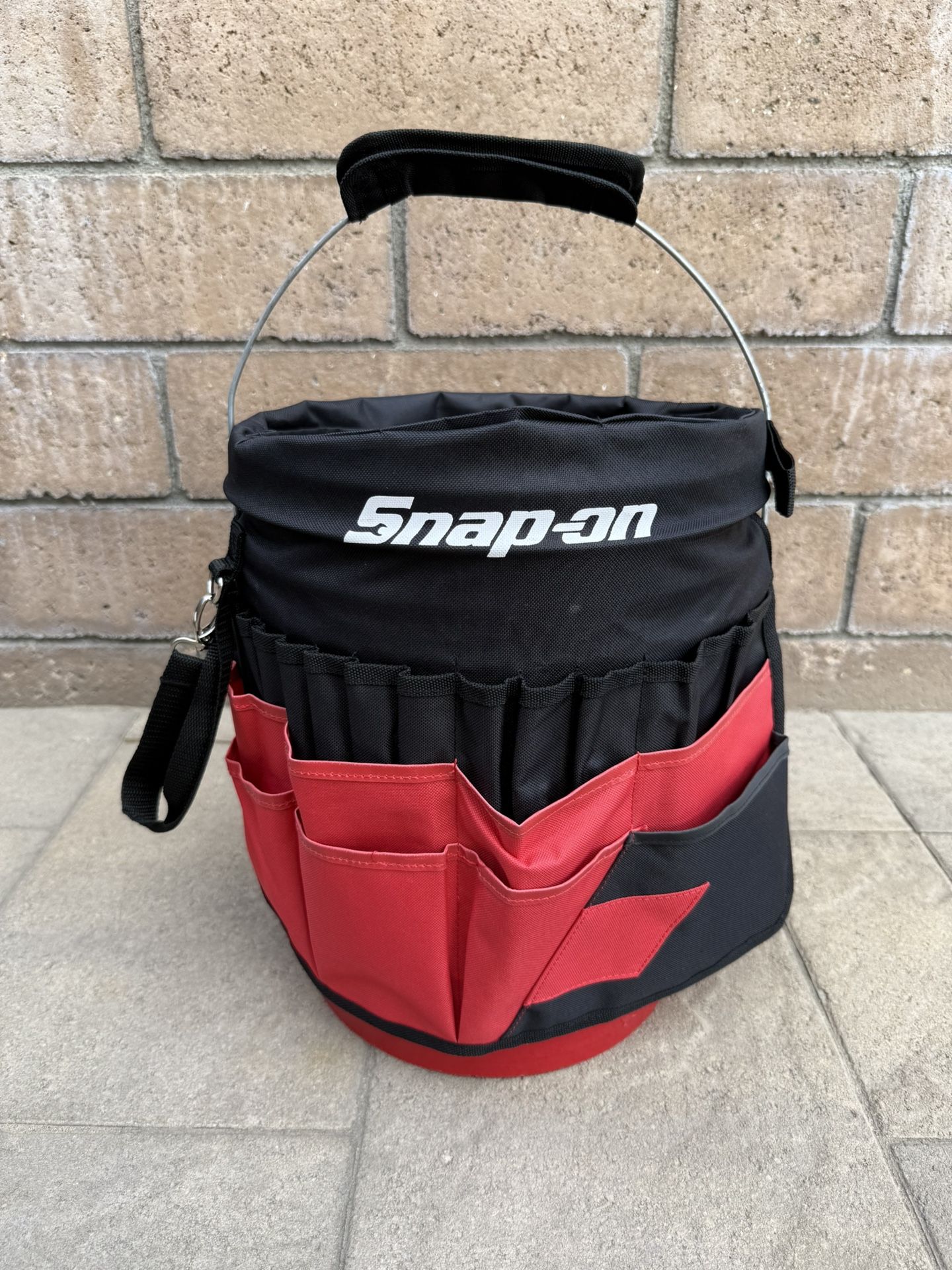 Snap On Tools 5 Gallon Bucket Tool Caddy Bag Case Storage Snap-on Racing