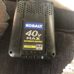 Kobalt 40V 2ah Battery 