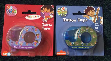 Dora Explorer & Go Diego Go Tattoo Tape
