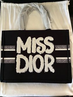 Christian Dior Miss Dior Medium Book Tote – Black – New w/ Tags