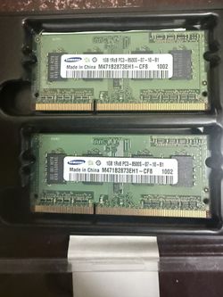 2x1GB DDR3 SO-DIMM RAM (PC3-8500S, 1066MHz)