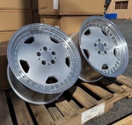 Mercedes old school Amg Style 18x8.5/9.5 new amg monoblock style rims set