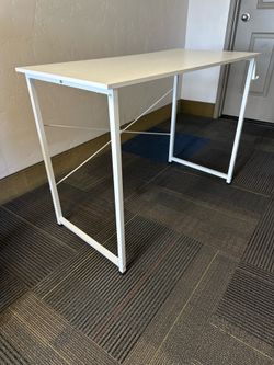 White desk