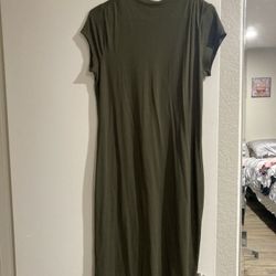 Olive Green Dress