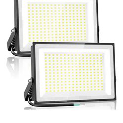 Onforu 200W LED Flood Lights Outdoor, 18000LM Bright Security Light, IP66 Waterproof Outdoor LED Lights, 6500K Daylight White Floodlight for Garage, Y