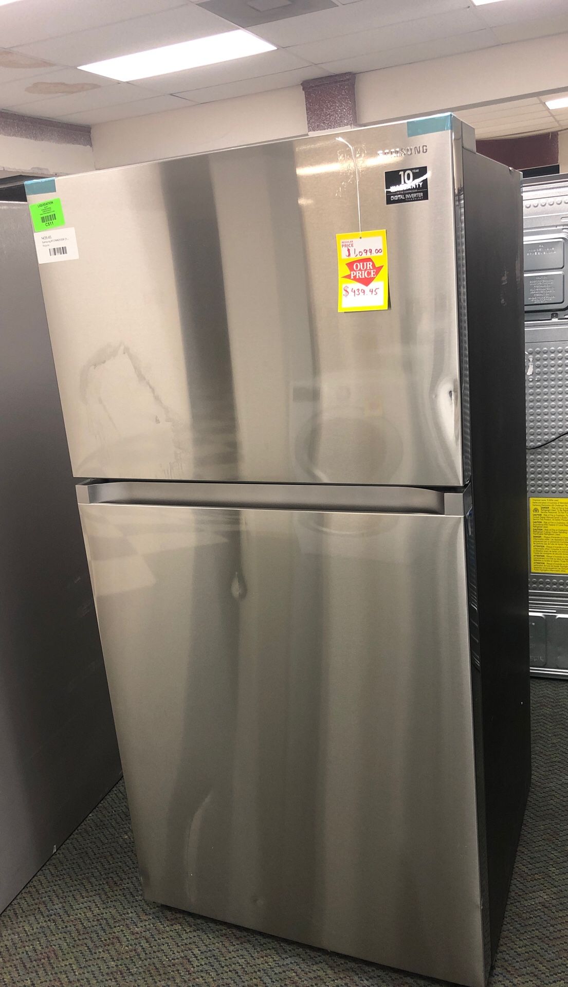 New Refrigerator!! APPLIANCE LIQUIDATION