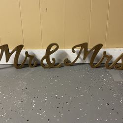 Mr. & Mrs. and Love Signs Thumbnail