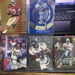 Football And Baseball Card Like Jerry Rice 