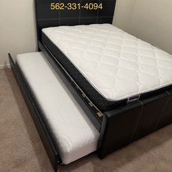 👉🏽👉 Full/Twin Trundle New Beds With Both Mattresses Included 