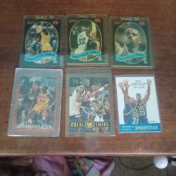SHAQUILLE O'NEAL VINTAGE BASKETBALL CARDS MINT CONDITION