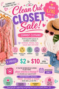 🌸 CLOSET CLEAN OUT SALE! 🌸