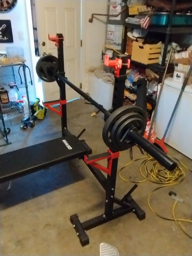 Complete Weight Bench With Weight