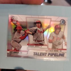Alec Bohm Refractor Talent Pipeline Insert Bowman Chrome Prospect Rookie 