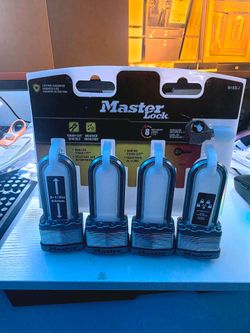 4 Master Lock Magnum Padlocks - New