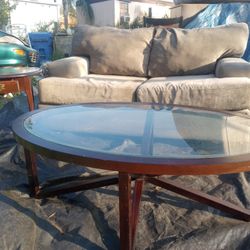 Delivery Available Couch Coffee Table And End Table All  For $4