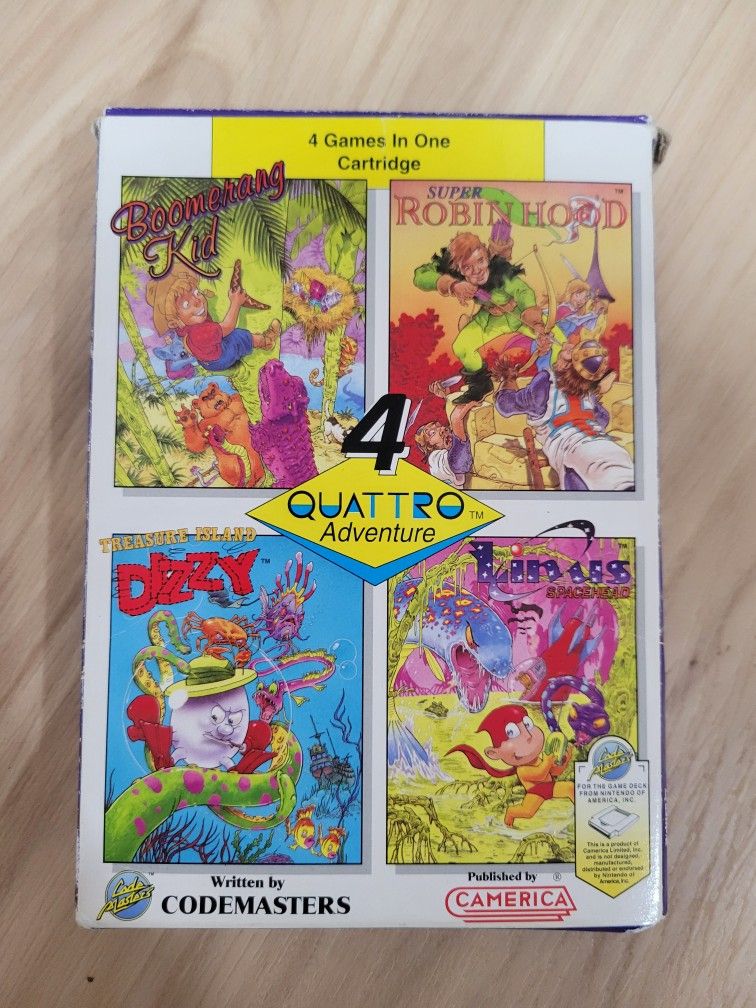 NES Quattro Adventure Game