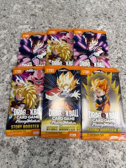 Dragon Ball Super Card Game Fusion World Story Booster 01 Packs x6