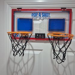 Pop a shot double rim mini hoop