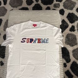 Supreme Collage Logo T-shirt - White