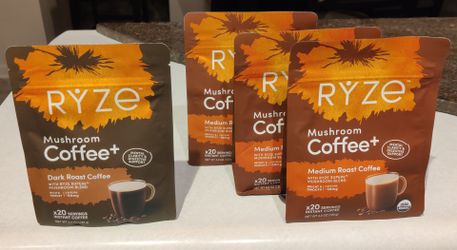 Ryze Mushroom Coffee & Latte+ Variety