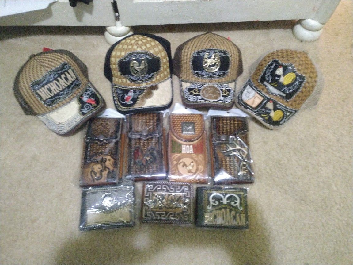 Gorras Charras, Fundas De Celular De Piel, Y Carteras