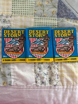 Desert storm trading cards