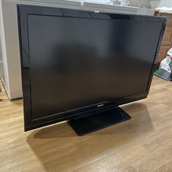 52 Inch Black TV