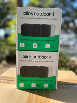 Blink Outdoor 4 Security Camera 3-Pack, Blink Camera, Blink 4, Outdoor Camera, Security Cameras, Indoor Camera, Camera Blink