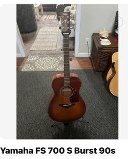 🔥 YAMAHA FS700S ACOUSTIC GUITAR 🔥🎸