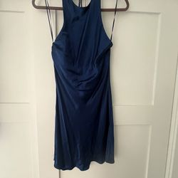 elegant blue zara dress