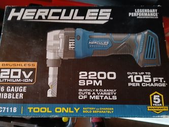 Hercules 20v 16 Gauge Nibbler 