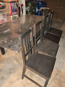 Ikea table and chairs