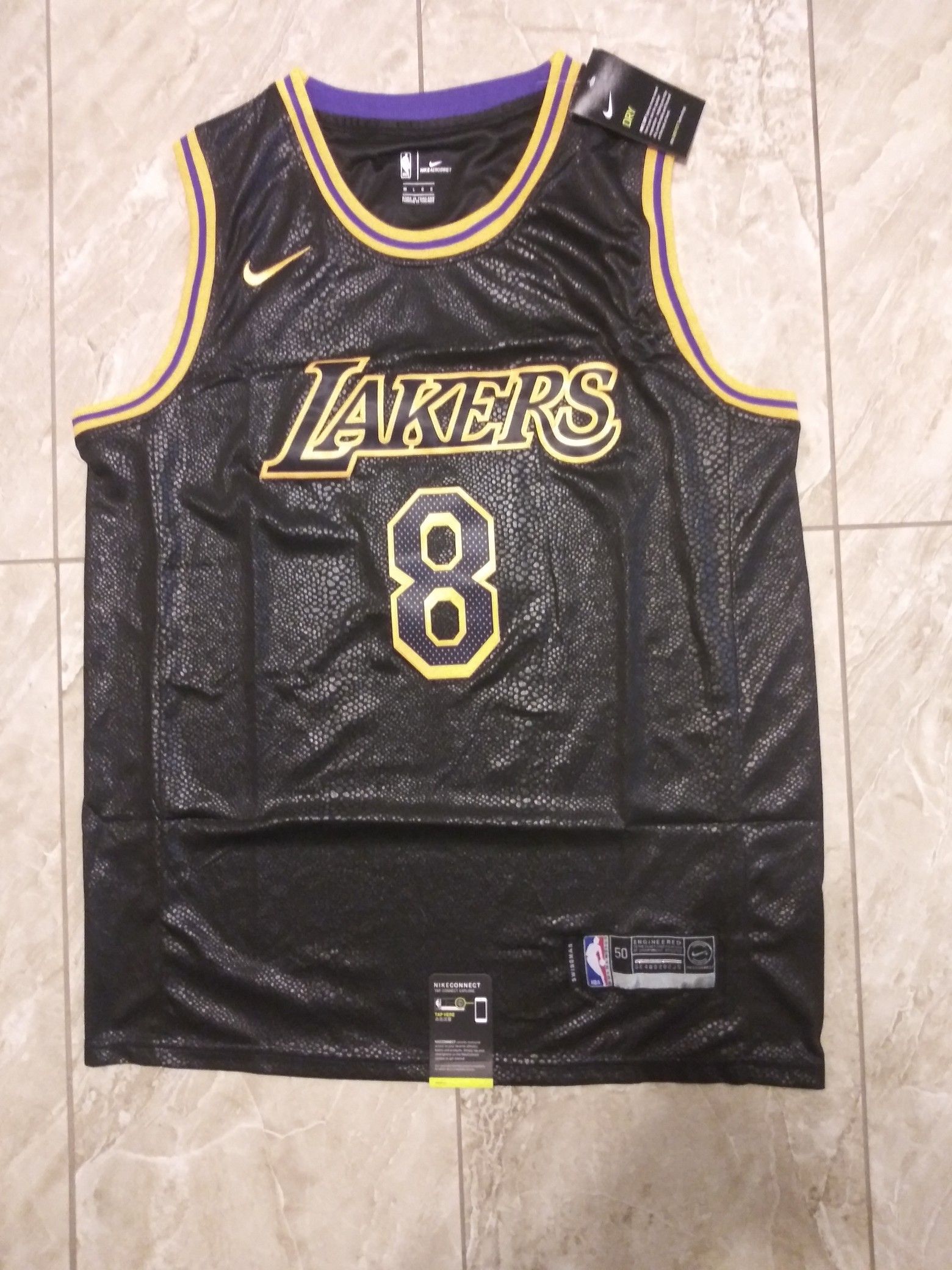 Kobe Bryant #8 NBA Mamba Skin Jersey Los Angeles Lakers