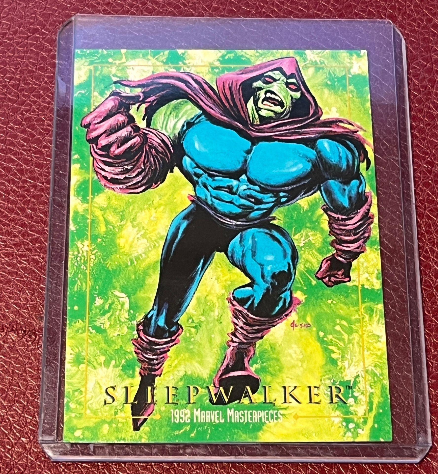 1992 Marvel Masterpieces Trading Cards #89 Sleepwalker RJS