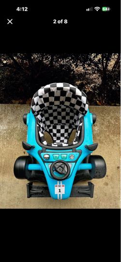 Baby Joy 4-in-1 Racing Car Baby Walker – Missing 2 Rear Tires