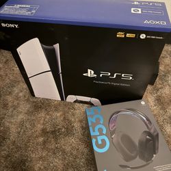 PS5 Digital & Headset 