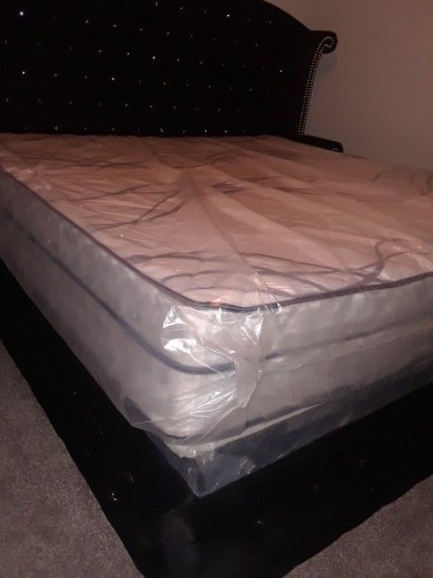 Pillow top king size set $349.99 mattress and box springs only 