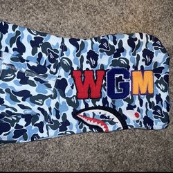 Light Blue ABC Camo Bape Zip Hoodie