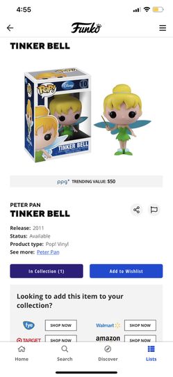 Tinker bell Funko pop